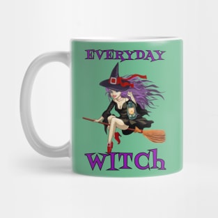 Everyday Witch Funny Halloween Wiccan Mystery Magic Gift Mug